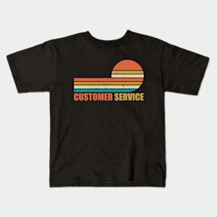 customer service vintage retro Kids T-Shirt